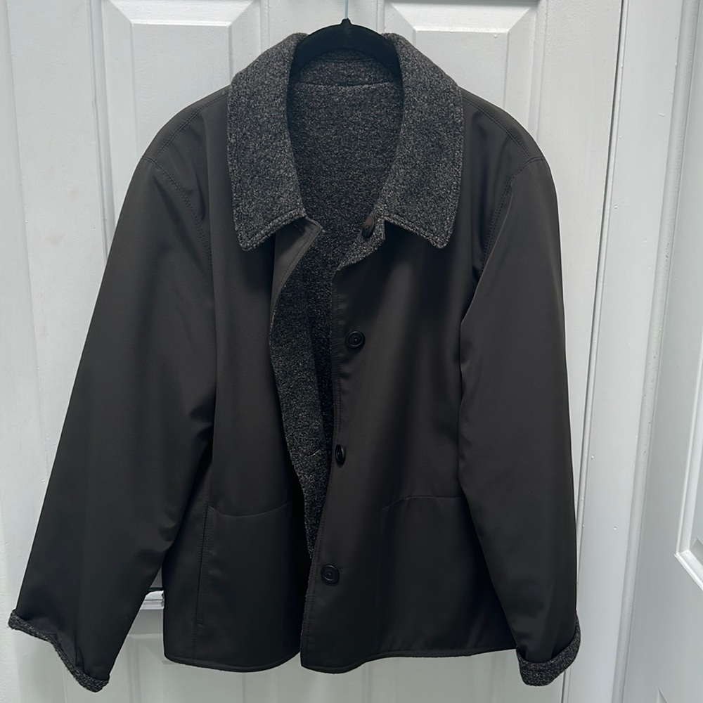 Jill reversible jacket - chocolate brown women’s size large